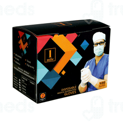 1mile Disposable Medical Examination Medium Gloves 100
