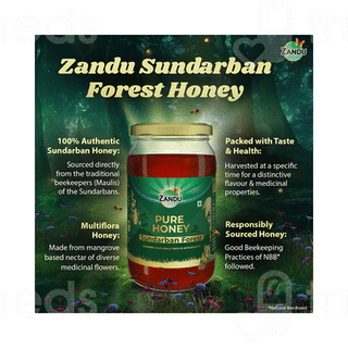 Zandu Sundarban Forest Pure Honey 500Gm