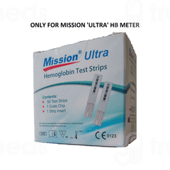 Mission Ultra Hemoglobin Test Strips 50
