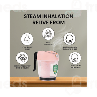 Crescent Delux Medium Pink Facial Steamer Vaporizer 1