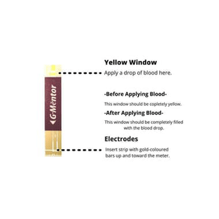 Standard Mentor Blood Glucose Test Strips 50
