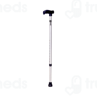 Be Safe Forever Height Adjustable Grey Steel Adult Walking Cane Support Stick 1