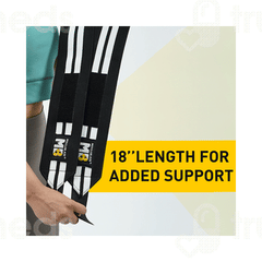 Muscleblaze Black & White Wrist Support 2