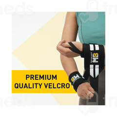 Muscleblaze Black & White Wrist Support 2