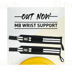 Muscleblaze Black & White Wrist Support 2