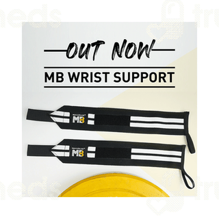 Muscleblaze Black & White Wrist Support 2