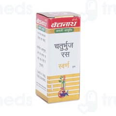 Baidyanath Jhansi Chaturbhuj Ras With Gold 1gm