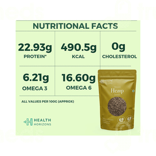 Health Horizons Roasted Hemp Seeds 500gm
