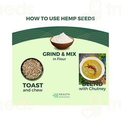 Health Horizons Roasted Hemp Seeds 500gm