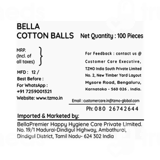 Bella Cotton Balls 100
