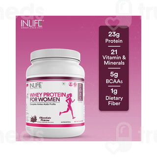 Inlife Whey Protein For Women Chocolate Flavour 500gm