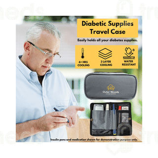 Outer Woods Insulated Insulin Grey Cooler Bag 1