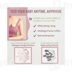 Healthsense Wearable Bp 501 Electric Breast Pump 1