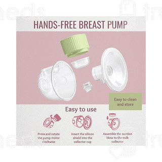 Healthsense Wearable Bp 501 Electric Breast Pump 1