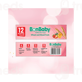 Evexia Bonbaby Wheat & Mixed Fruit 12 Month Onwards Fortified Infant Cereal 300gm