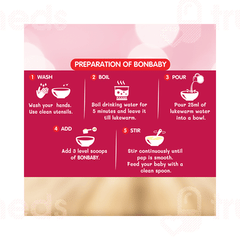 Evexia Bonbaby Wheat & Mixed Fruit 12 Month Onwards Fortified Infant Cereal 300gm