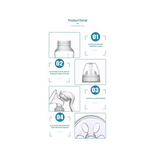 Loop White Manual Breast Pump 1