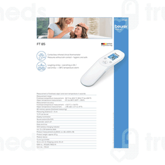 Beurer Ft 85 Non Contact White Thermometer 1