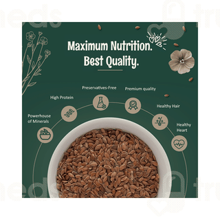Khari Foods Indian Flax Seeds 200gm