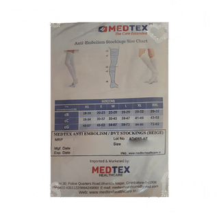 Medtex Anti Embolism Dvt Stocking Xl Pair 1