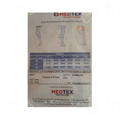 Medtex Thigh Length Anti Embolism Dvt Stocking Large Pair 1
