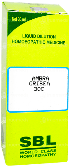 Sbl Ambra Grisea 30c Dilution 30ml Sbl Ambra Grisea 30c Dilution 30ml