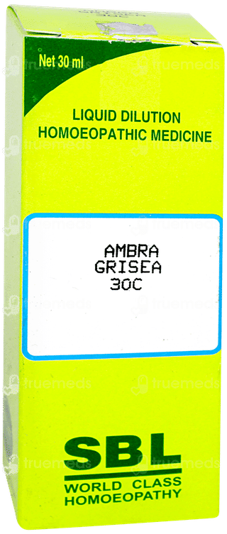 Sbl Ambra Grisea 30c Dilution 30ml