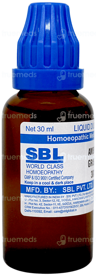 Sbl Ambra Grisea 30c Dilution 30ml