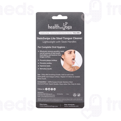 Healthandyoga Steloswipe Lite Stainless Steel Tongue Cleaner 1