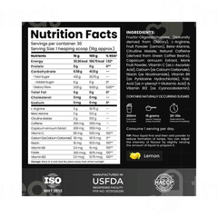 Athlab Hypr Pre Workout Lemon 480gm Athlab Hypr Pre Workout Lemon 480gm