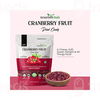 Nourishvitals Cranberry Fruit Dried Candy 200gm