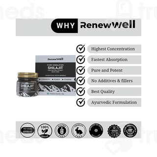 Renewwell Pure Himalayan Shilajeet Resin Form 20gm