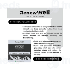 Renewwell Pure Himalayan Shilajeet Resin Form 20gm