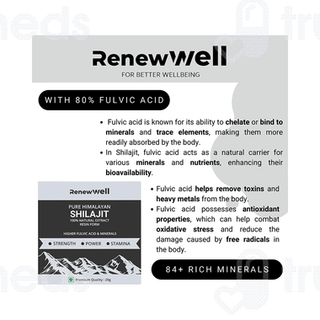 Renewwell Pure Himalayan Shilajeet Resin Form 20gm