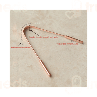 Healthandyoga Qswipe Copper Tongue Cleaner 1