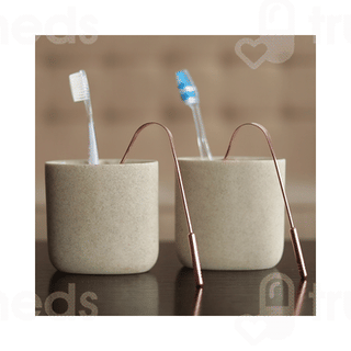Healthandyoga Qswipe Copper Tongue Cleaner 1
