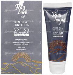 Ray Back Soft Spf 50 Mineral Sun Screen 50gm