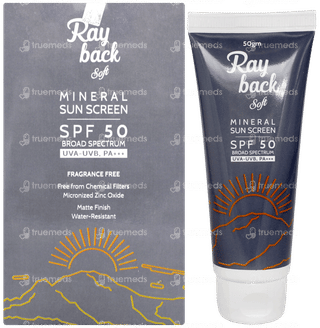 Ray Back Soft Spf 50 Mineral Sun Screen 50gm