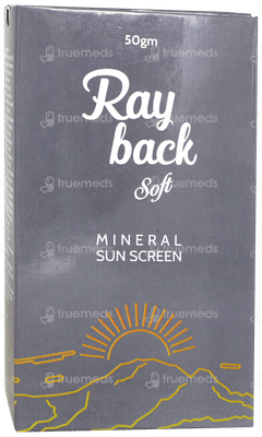 Ray Back Soft Spf 50 Mineral Sun Screen 50gm