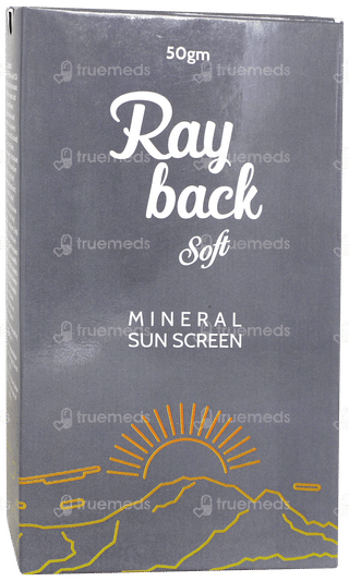 Ray Back Soft Spf 50 Mineral Sun Screen 50gm