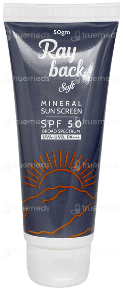 Ray Back Soft Spf 50 Mineral Sun Screen 50gm