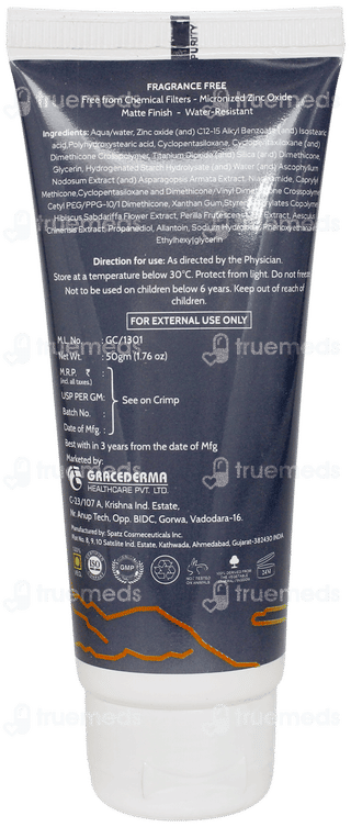 Ray Back Soft Spf 50 Mineral Sun Screen 50gm