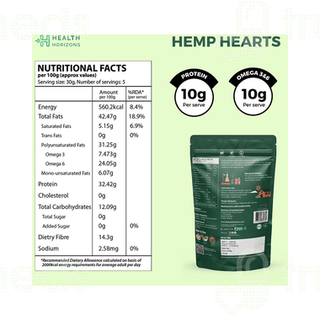 Health Horizons Hemp Hearts 500gm