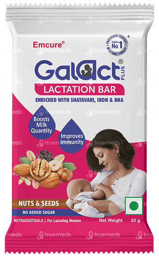 Galact Plus Nuts & Seeds No Added Sugar Lactation Bar 20gm