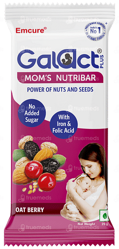 Galact Plus Oat Berry No Added Sugar Moms Nutribar 20gm