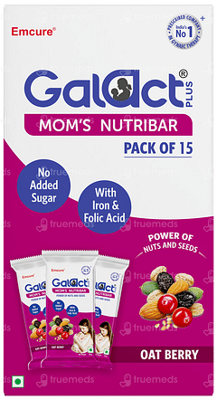 Galact Plus Oat Berry No Added Sugar Moms Nutribar 20gm Pack Of 15 Galact Plus Oat Berry No Added Sugar Moms Nutribar 20gm Pack Of 15