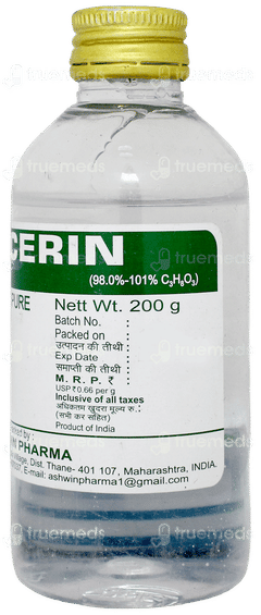 Ashwin Glycerin Pure 200gm