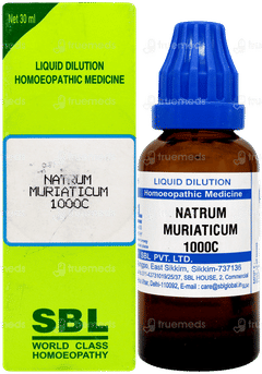 Sbl Natrum Muriaticum 1000c Dilution 30ml