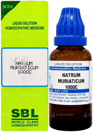 Sbl Natrum Muriaticum 1000c Dilution 30ml