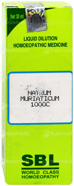 Sbl Natrum Muriaticum 1000c Dilution 30ml Sbl Natrum Muriaticum 1000c Dilution 30ml